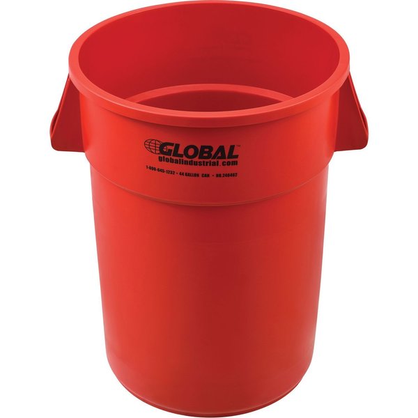 Global Industrial Round Red, Plastic 240462RD